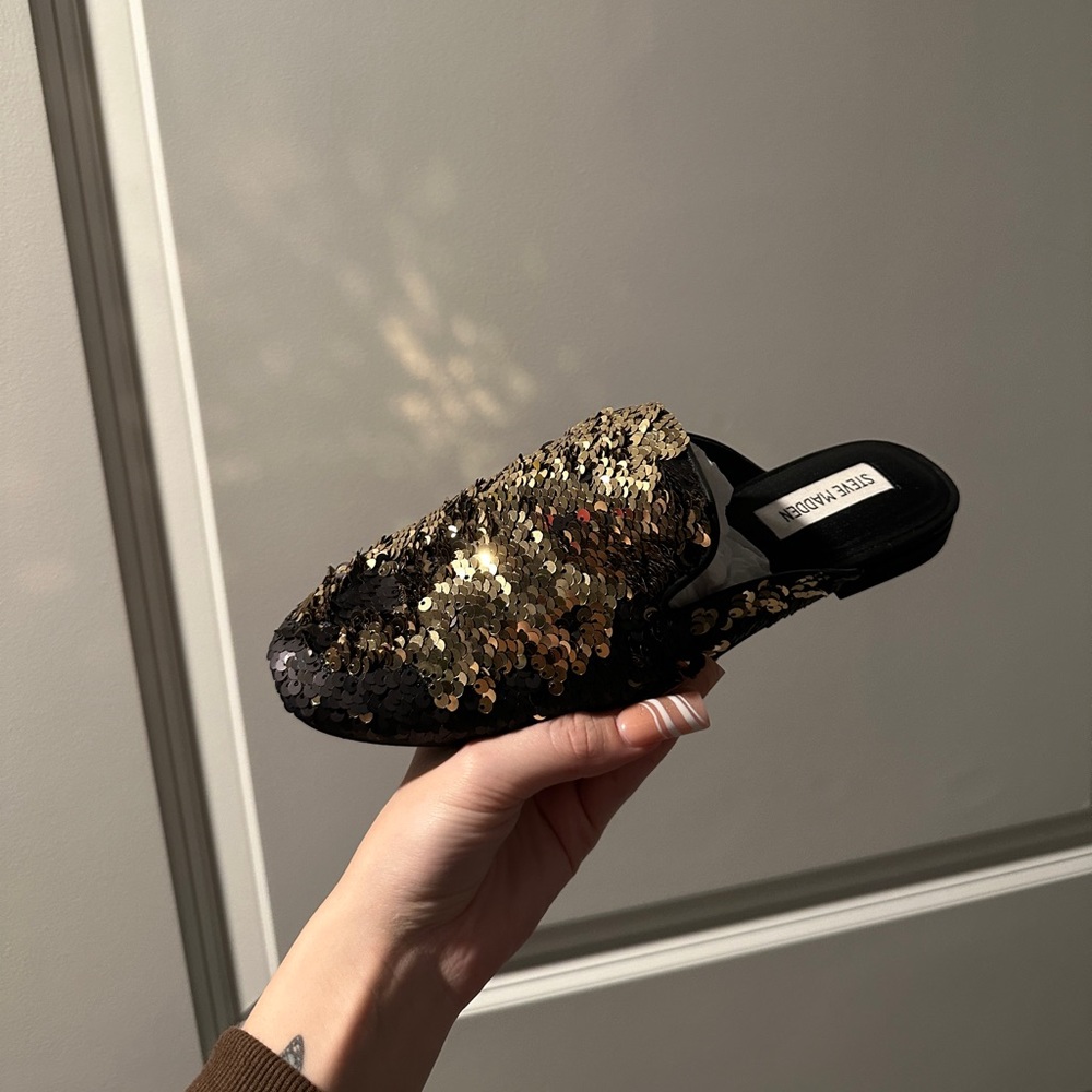 Reversible/ multi sequin loafers